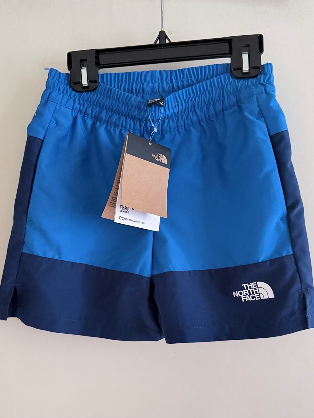 The North Face Boys' Two-Tone Blue Swim Trunks